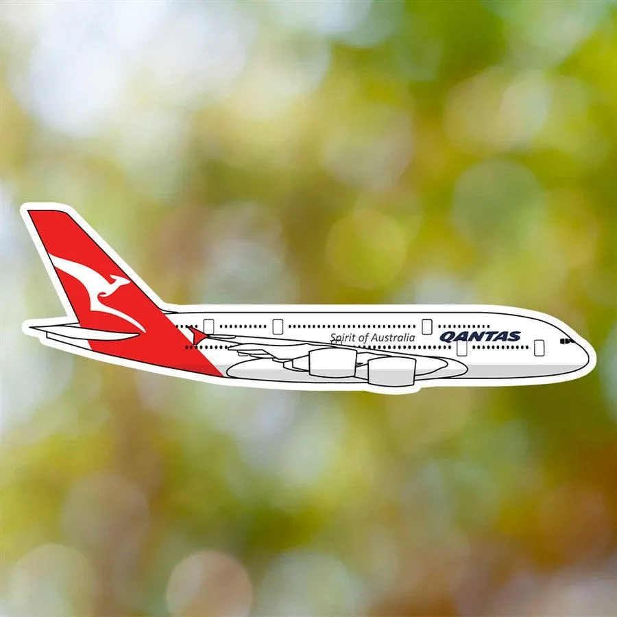 Airbus A380 Qantas Sticker