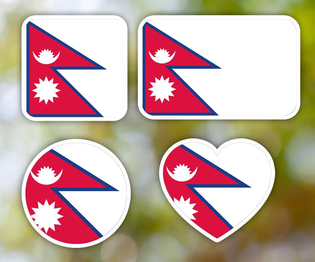 Nepal Geometric Sticker