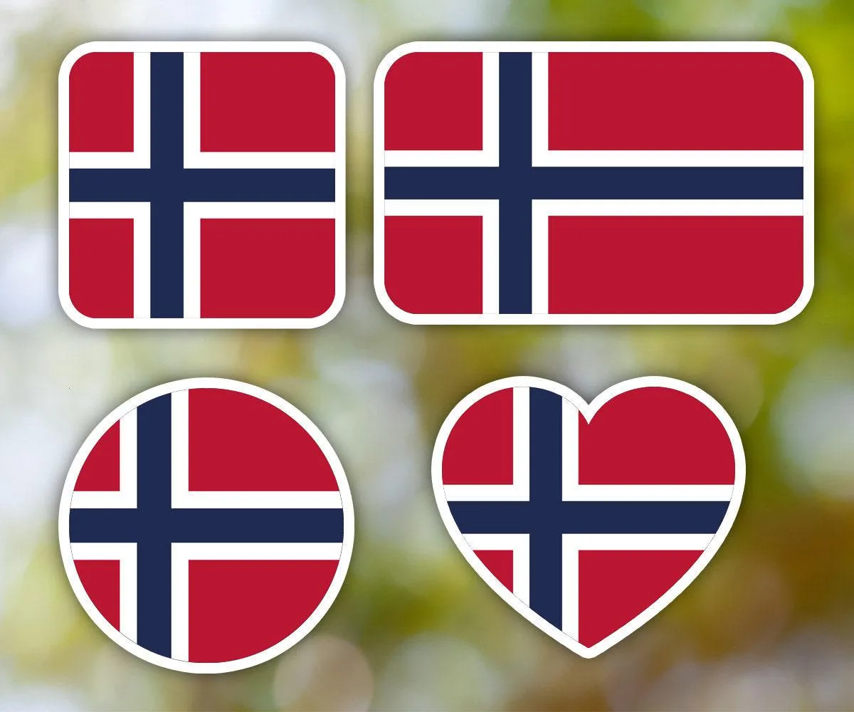 Norway Geometric Sticker