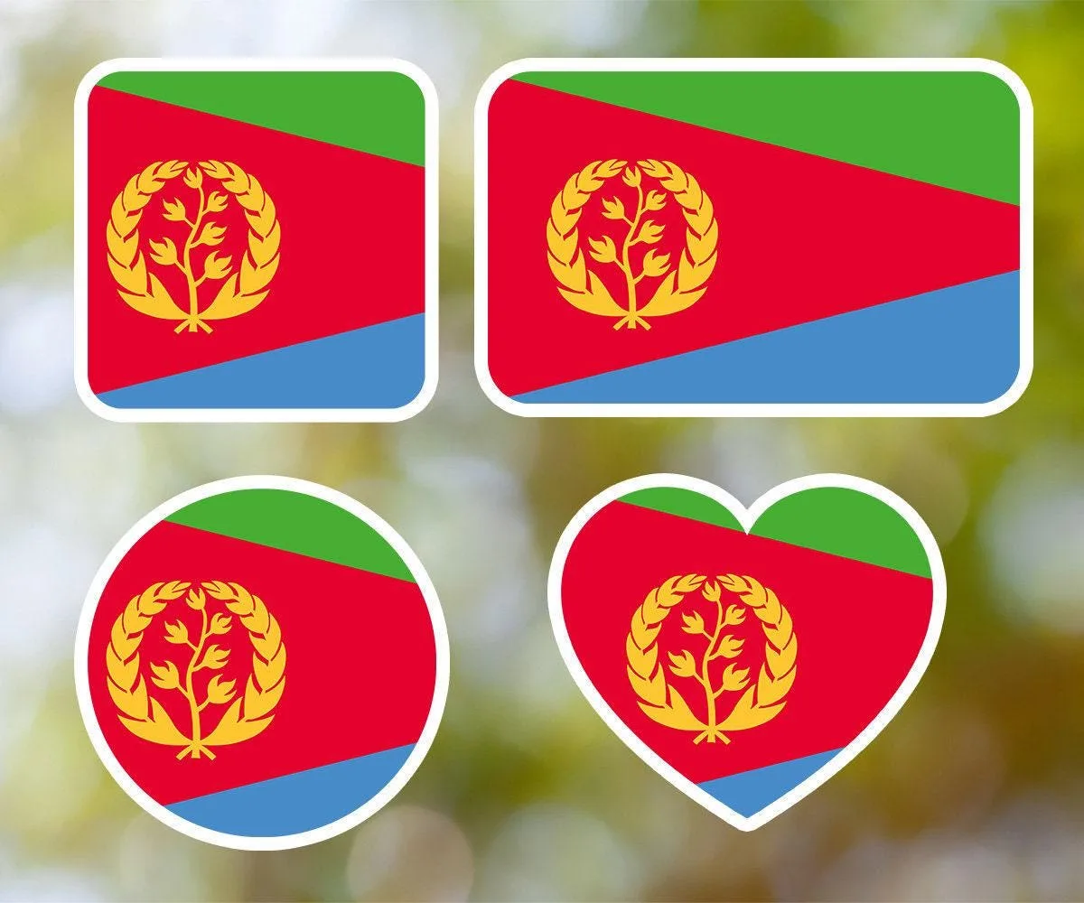 Eritrea Geometric Sticker