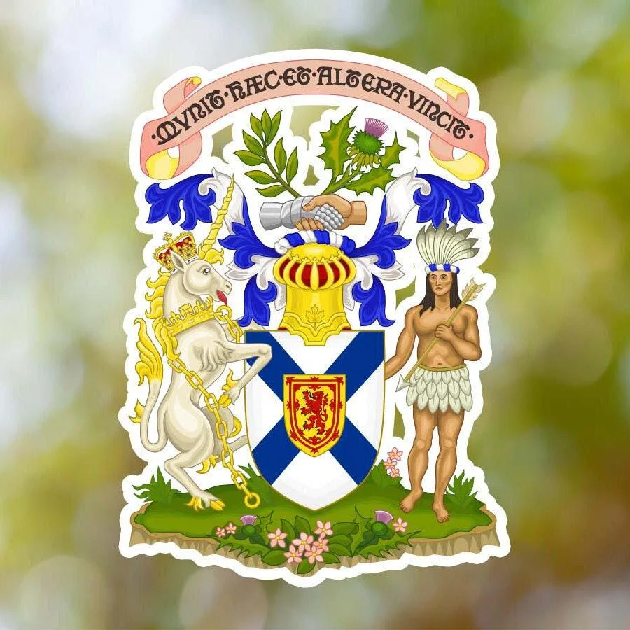 Canada Nova Scotia Coat Of Arms Sticker