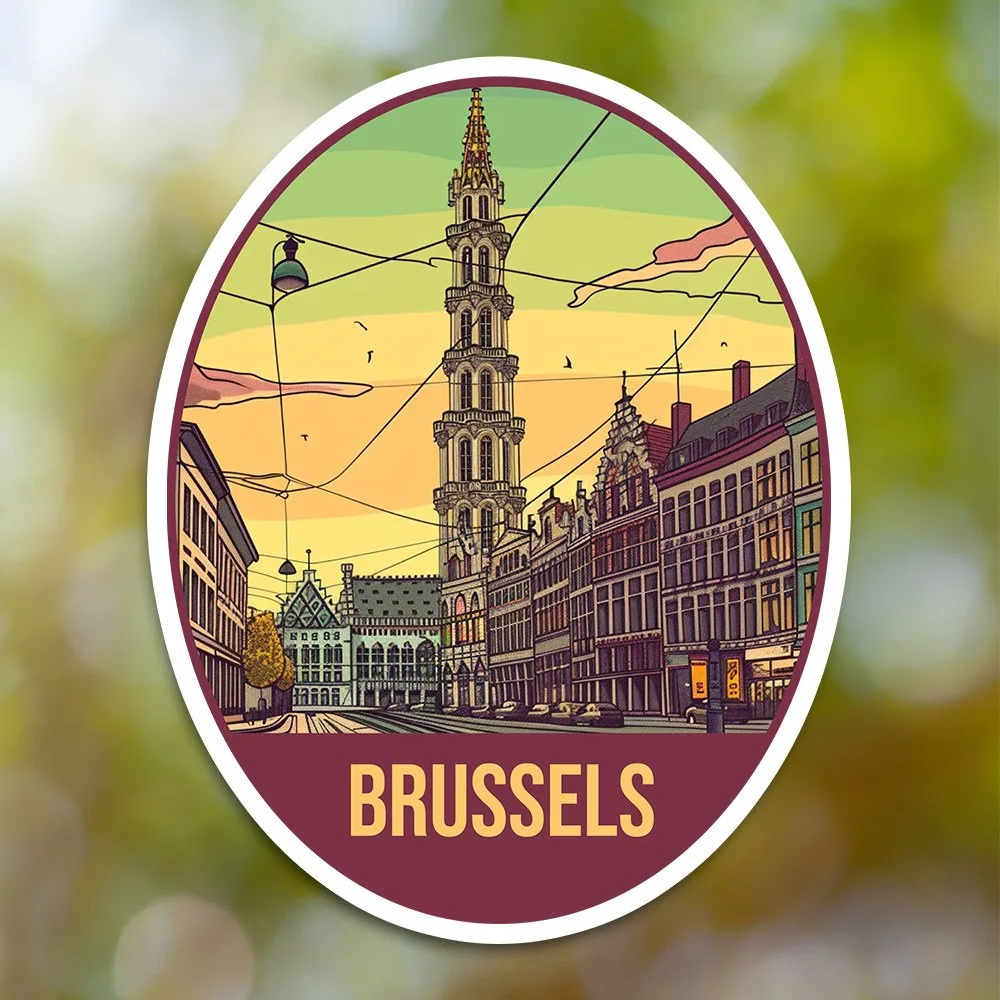 Brussels City Sticker