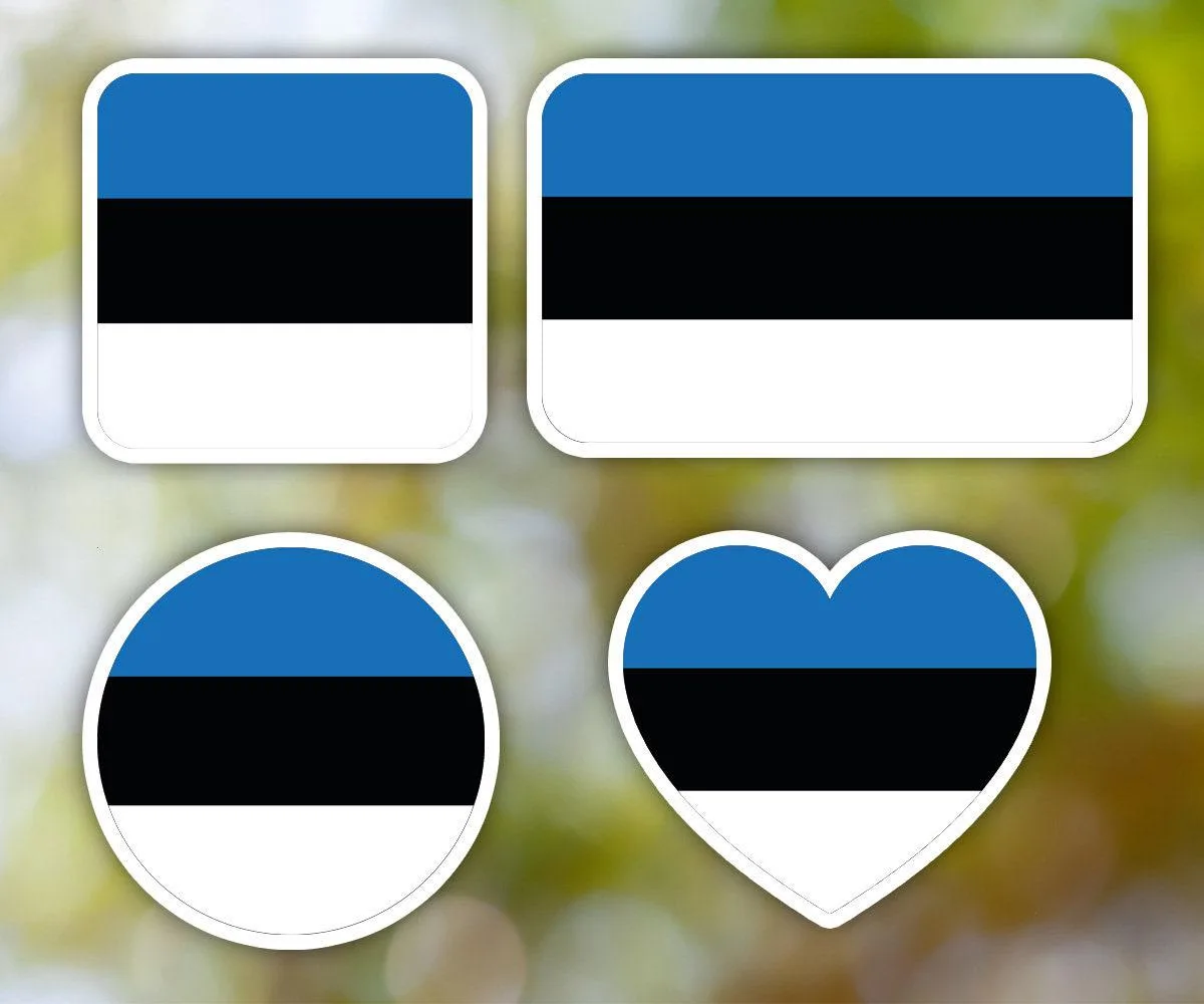 Estonia Geometric Sticker
