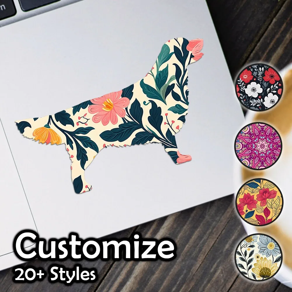 Golden Retriever Patterned Sticker