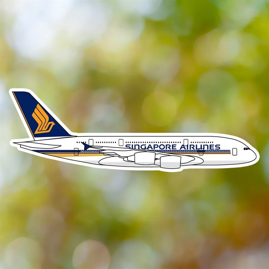Airbus A380 Singapore Airlines Sticker