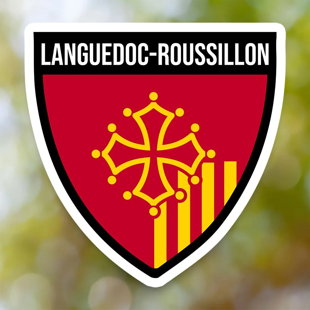 Languedoc-Roussillon Shield Sticker