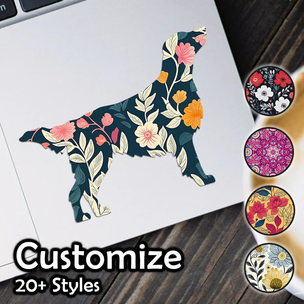 Flat Coated Retriever Patterned Sticker