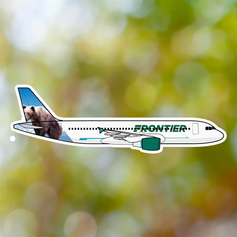 Airbus A320 Frontier Airlines Sticker