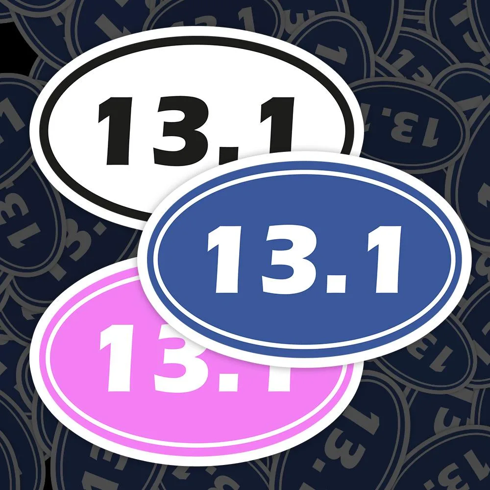 Half Marathon Sticker