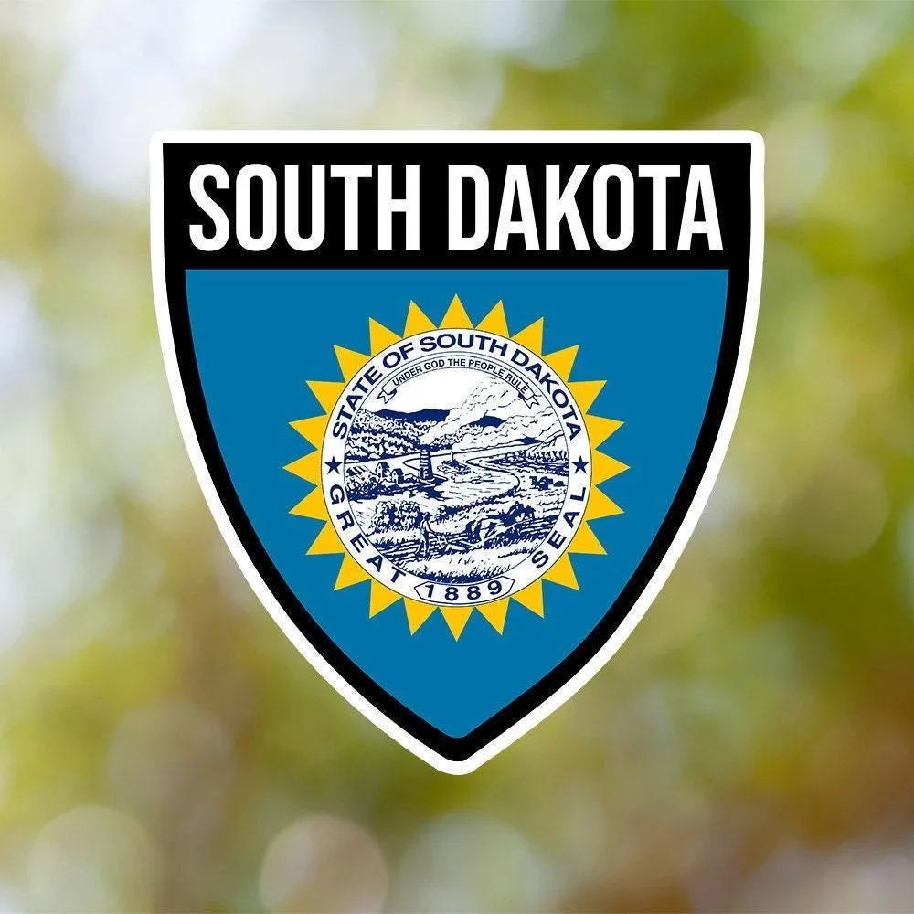 South Dakota Shield Sticker