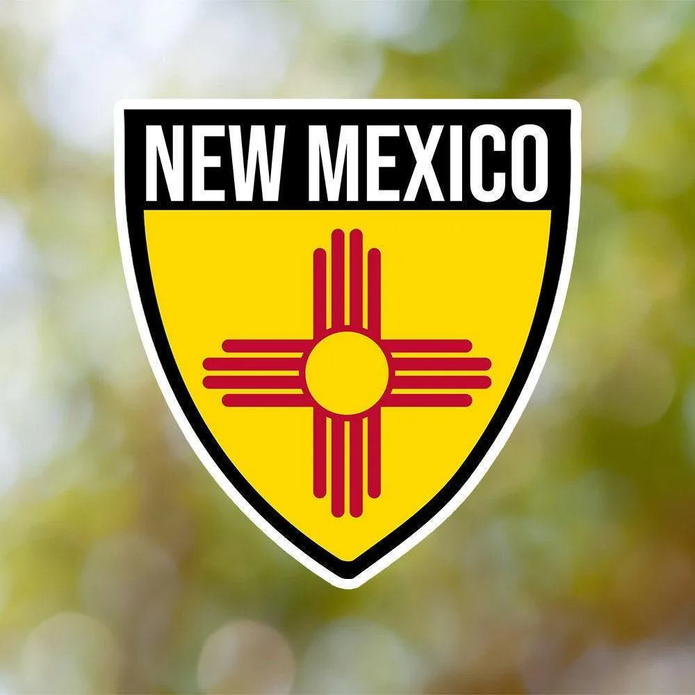 New Mexico Shield Sticker