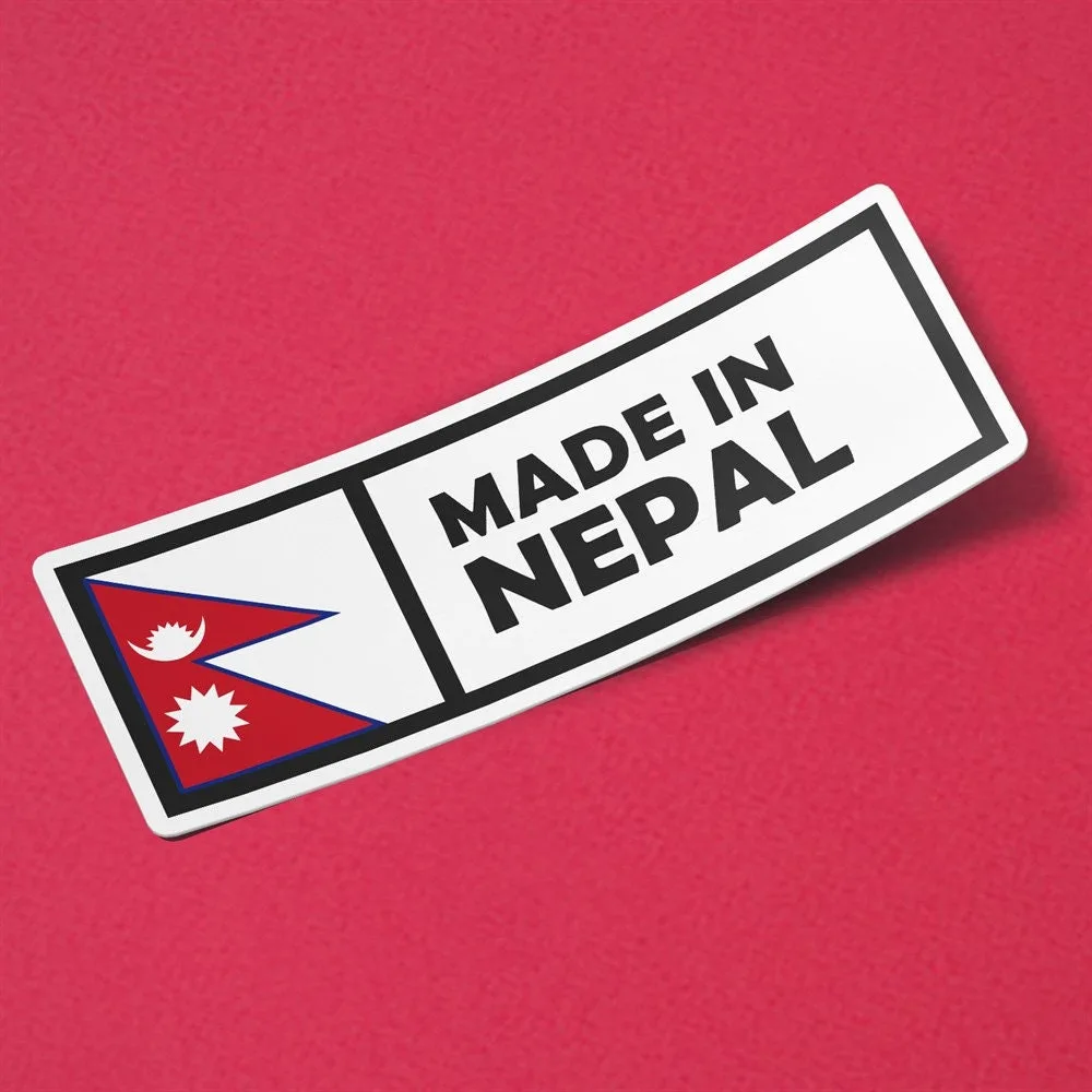 Made in Nepal Sticker