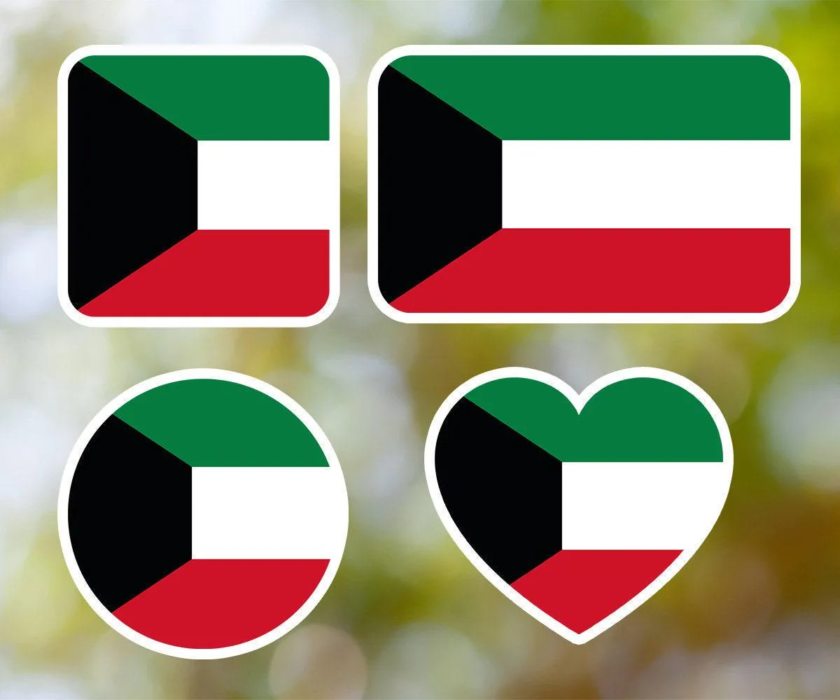 Kuwait Geometric Sticker