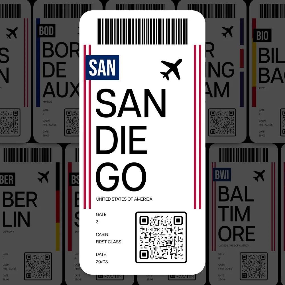 San Diego Airport Sticker (SAN)