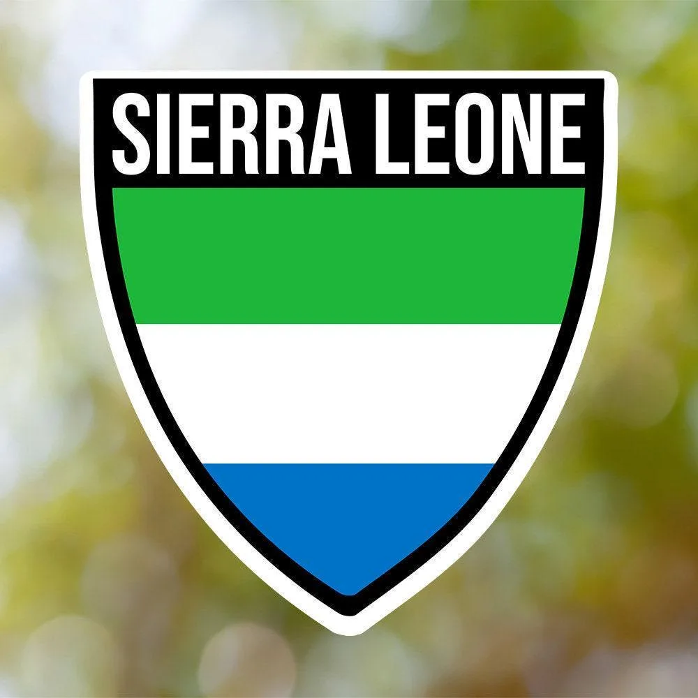 Sierra Leone Shield Sticker