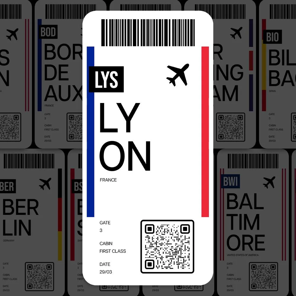 Lyon Airport Sticker (LYS)