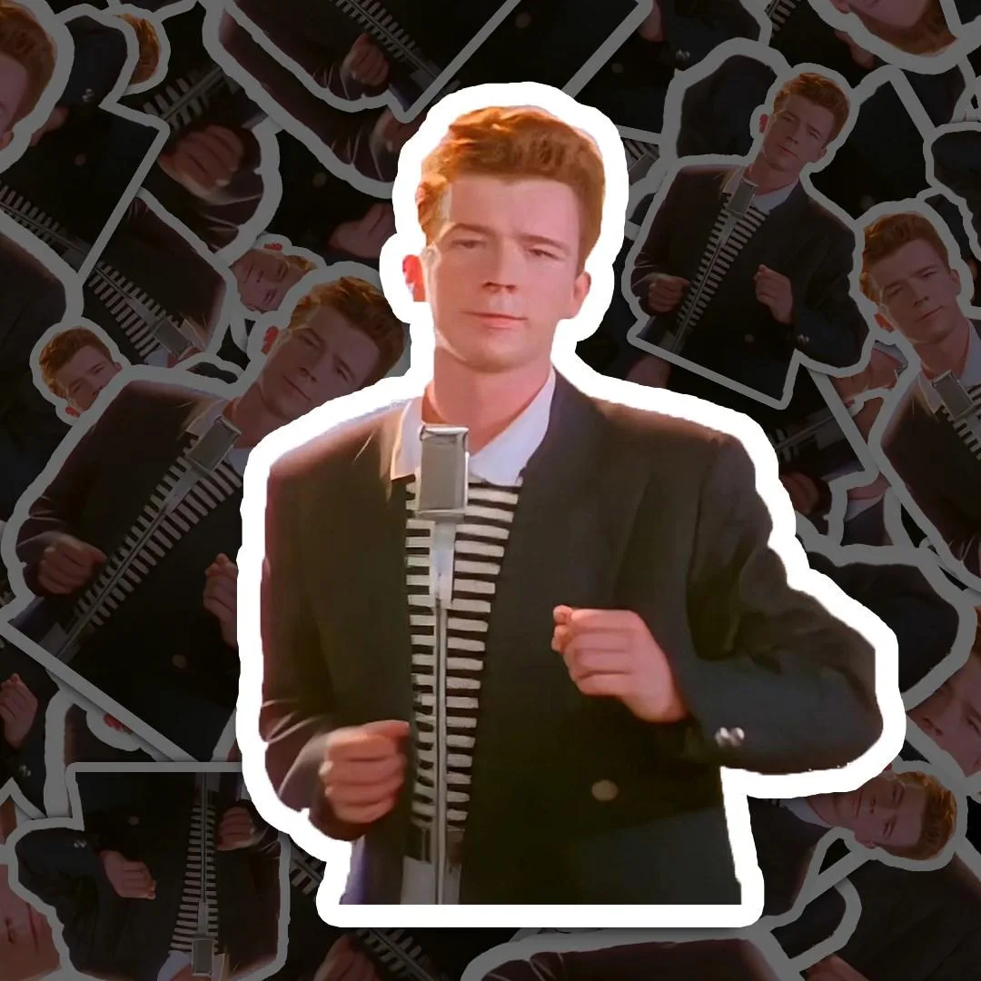 Rickroll Sticker