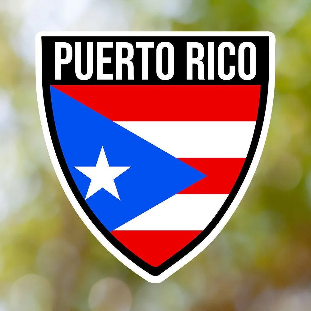 Puerto Rico Shield Sticker