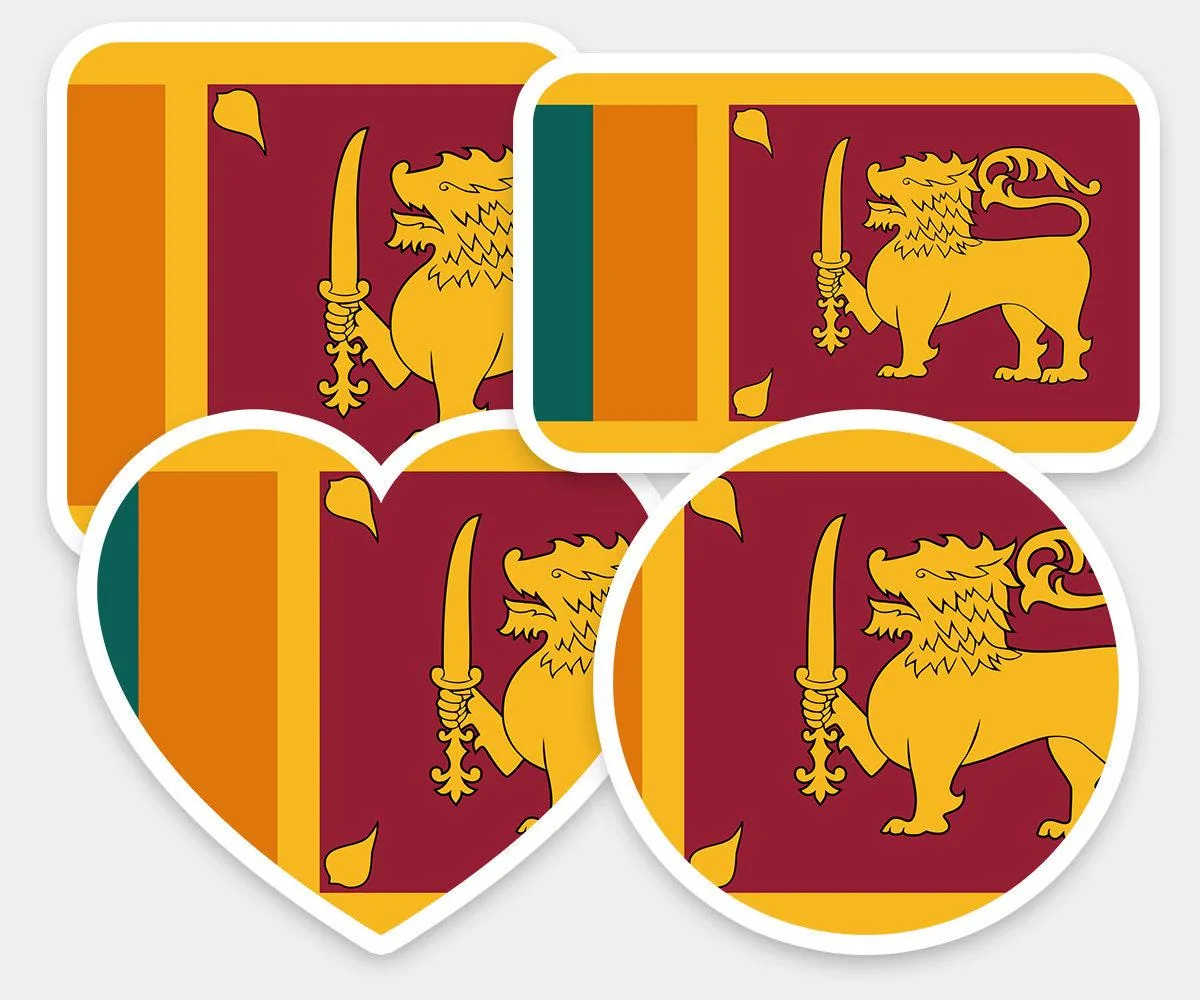 Sri Lanka Geometric Sticker