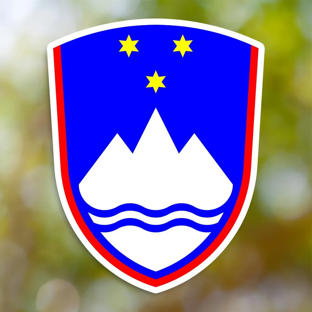 Slovenia Coat of Arms Sticker
