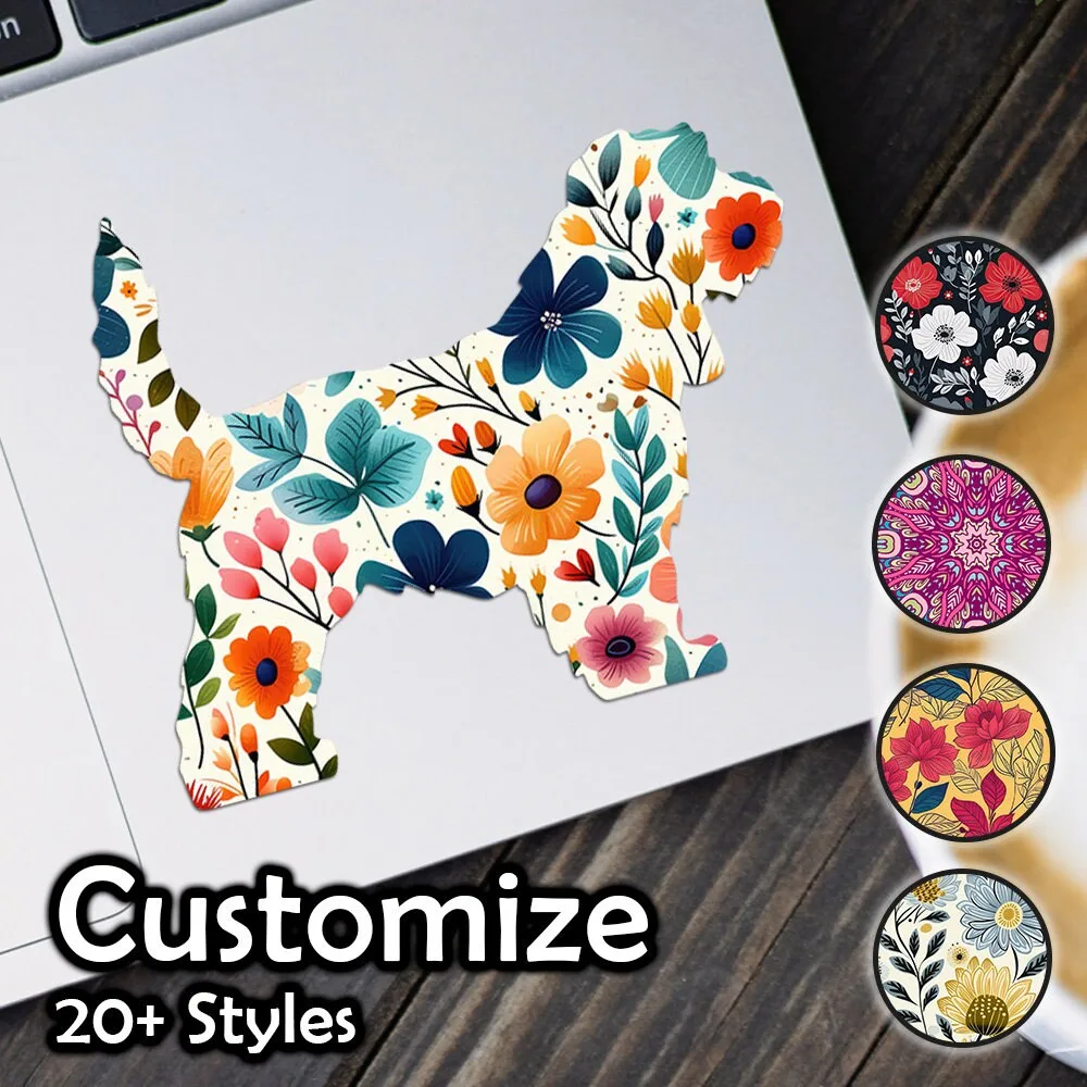 Grand Basset Griffon Vendeen Patterned Sticker