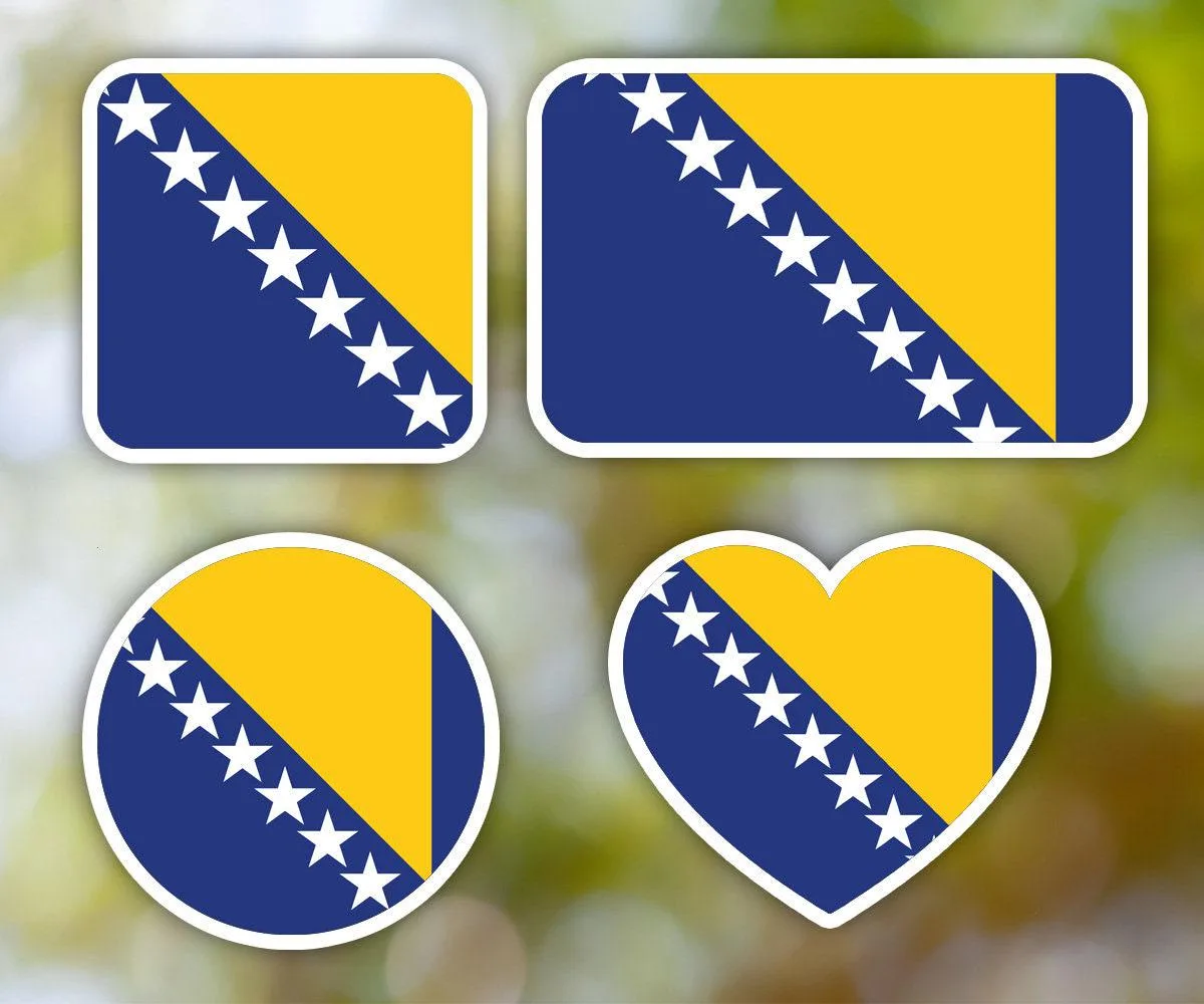 Bosnia Geometric Sticker