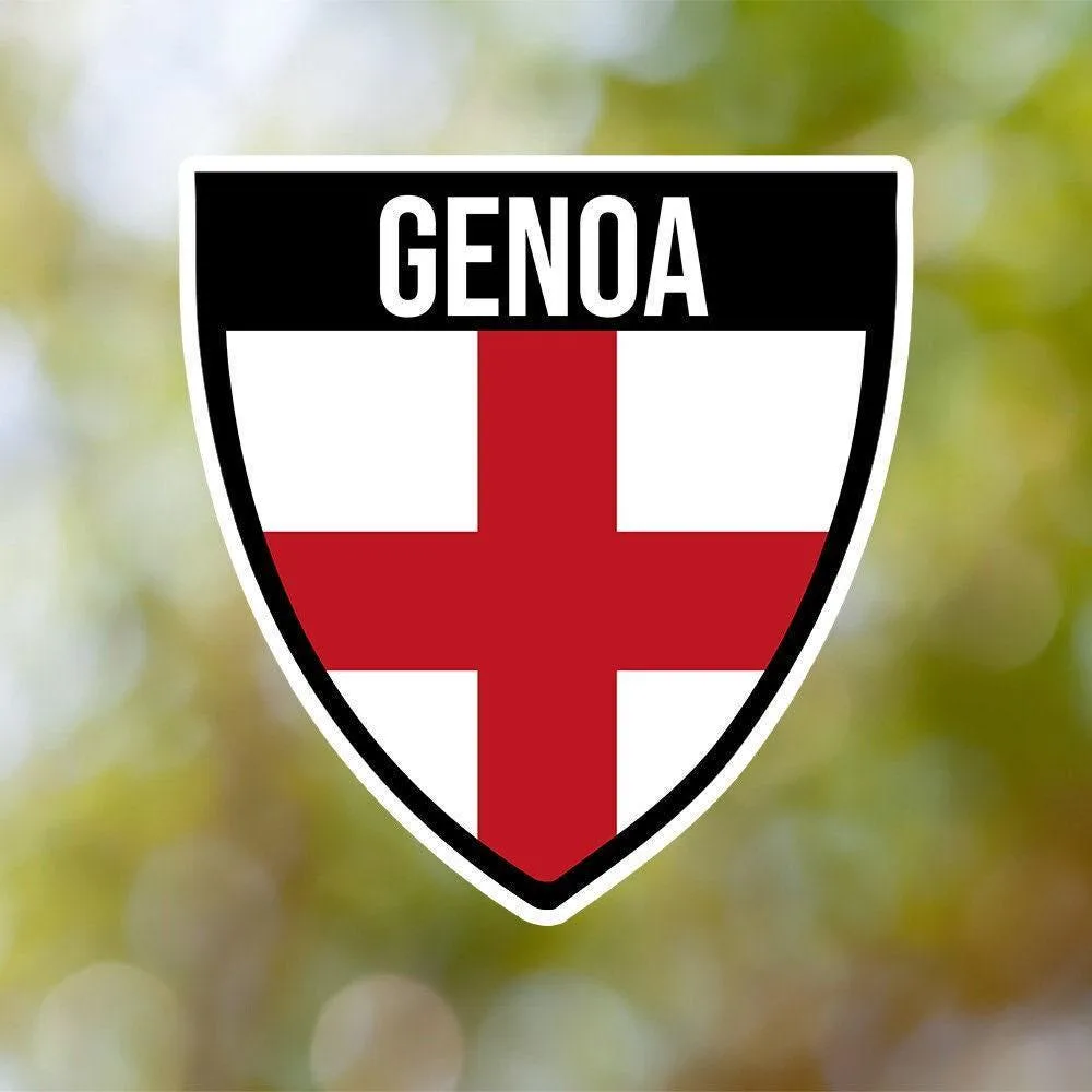 Genoa Shield Sticker