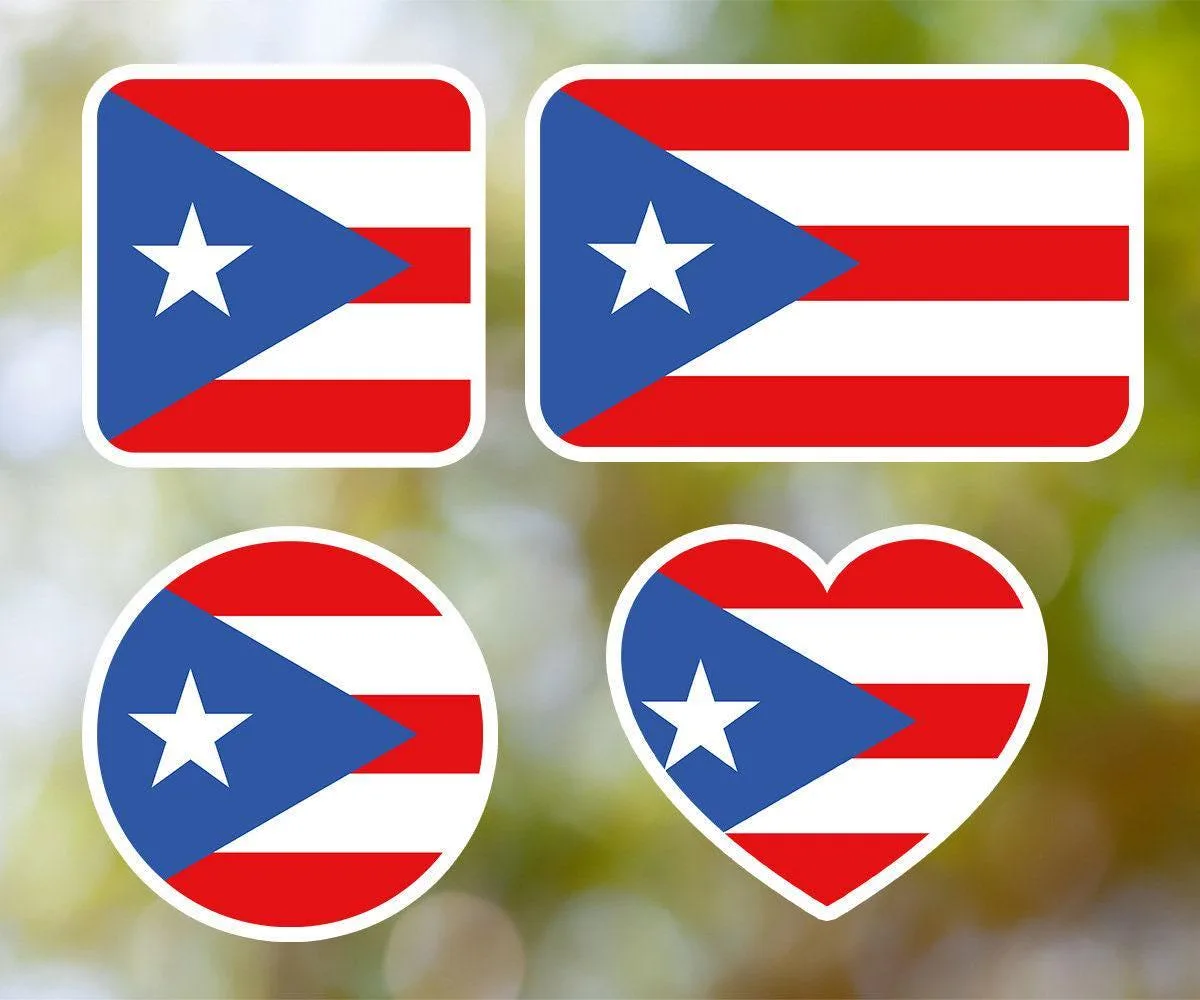 Puerto Rico Geometric Sticker