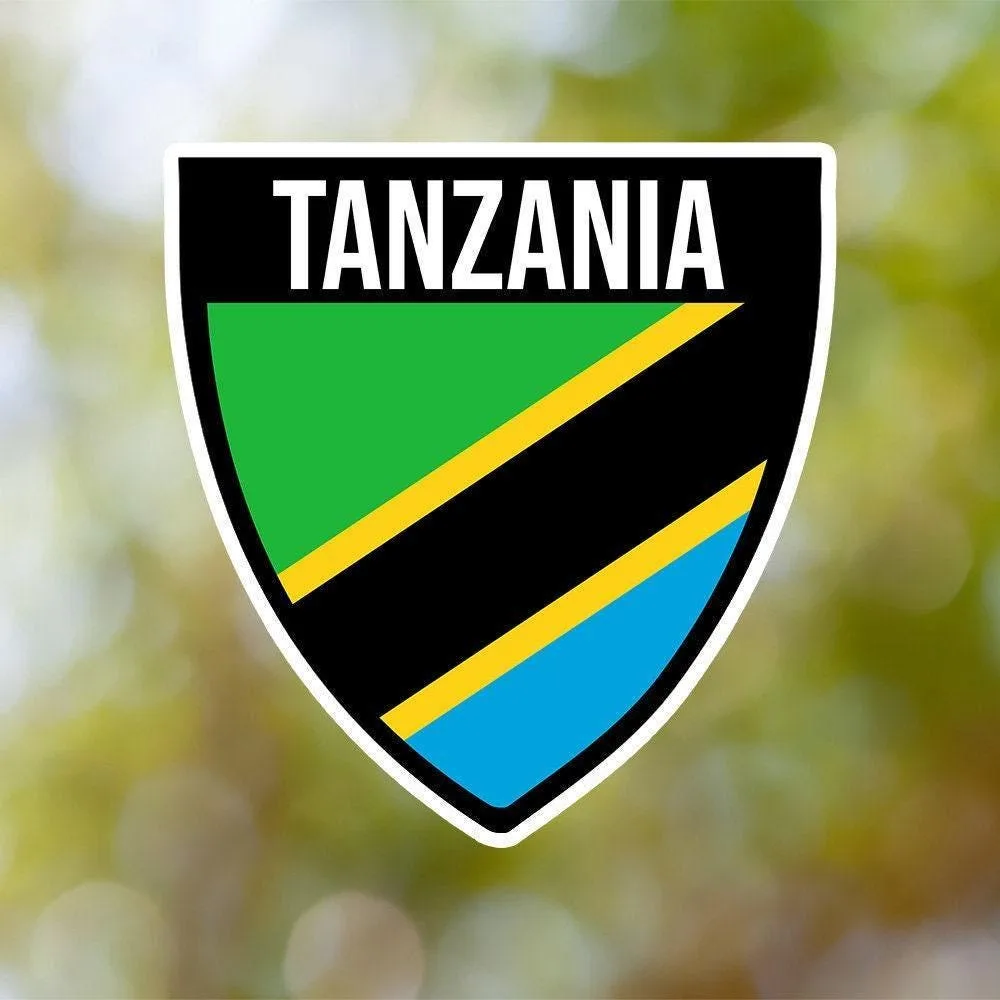 Tanzania Shield Sticker