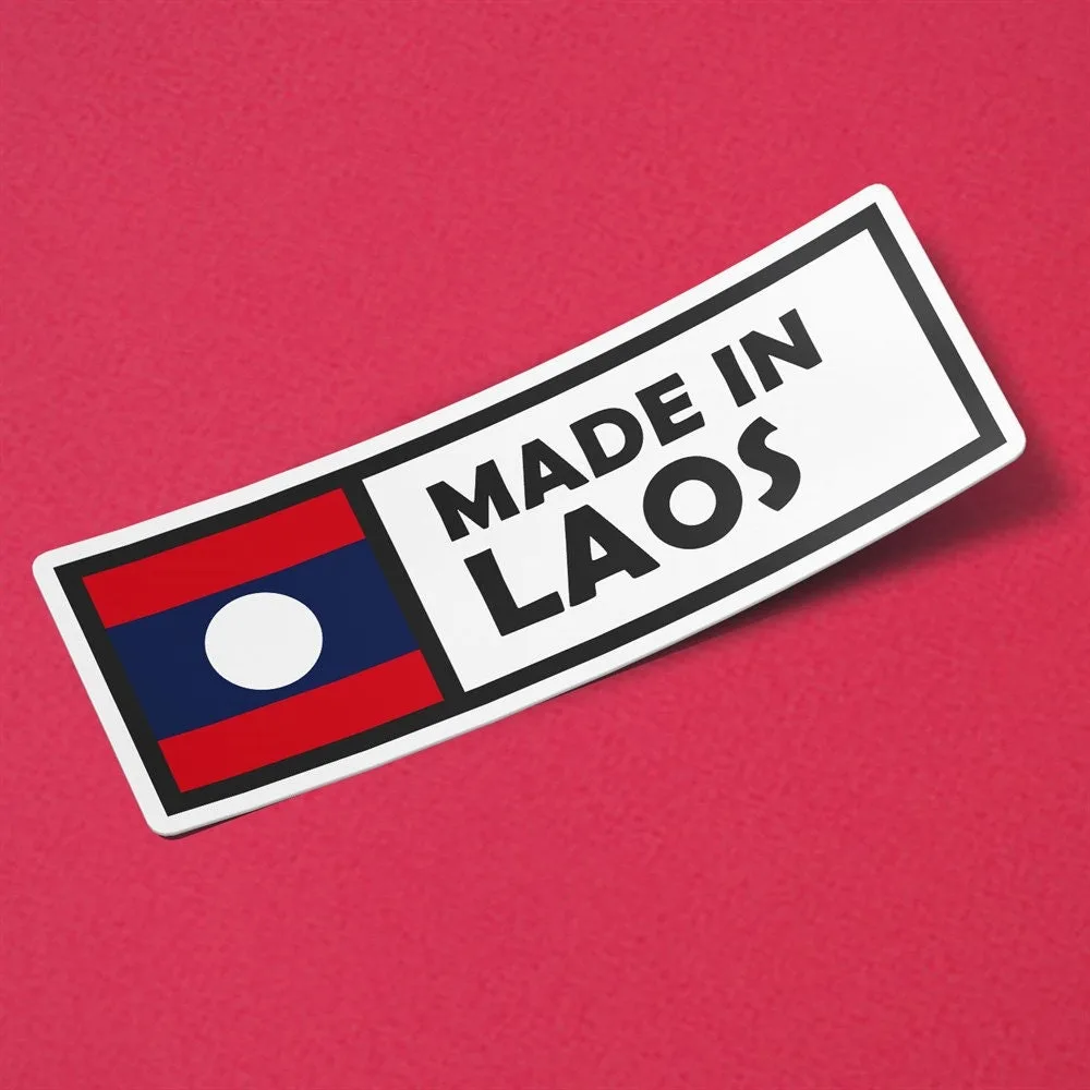 Made in Laos Sticker