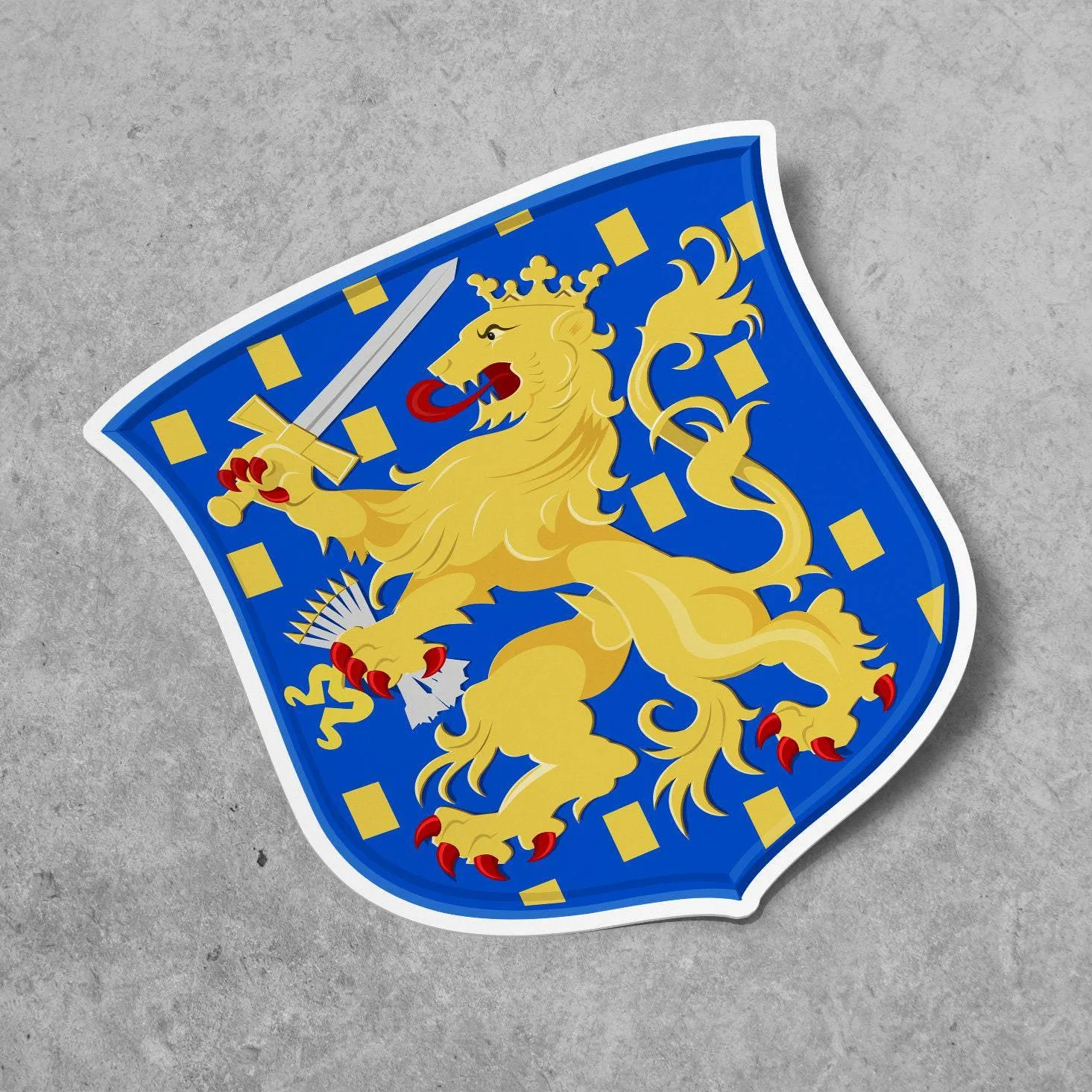 Netherlands Coat of Arms Sticker
