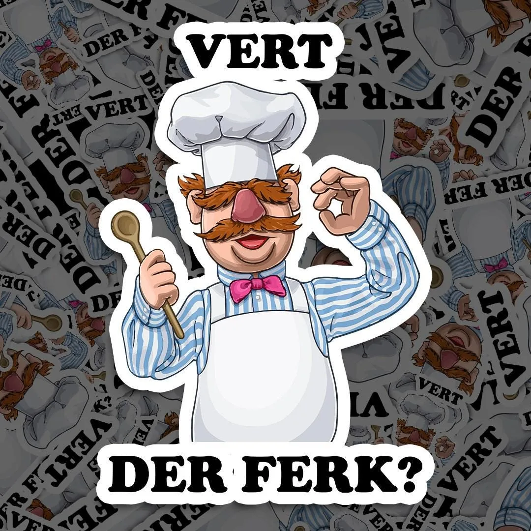 Vert Der Ferk Meme Sticker