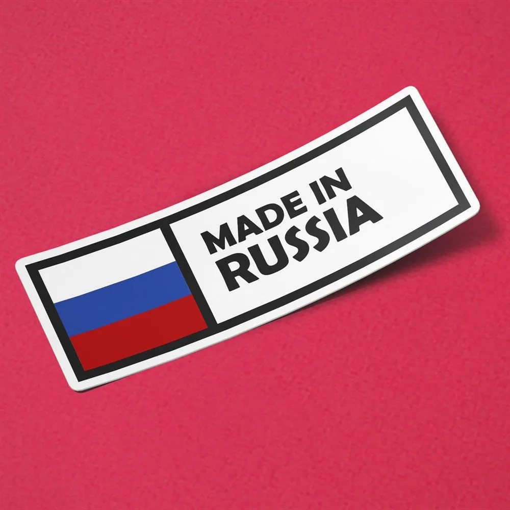 Made in Russia Sticker
