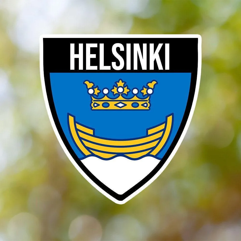 Helsinki Shield Sticker
