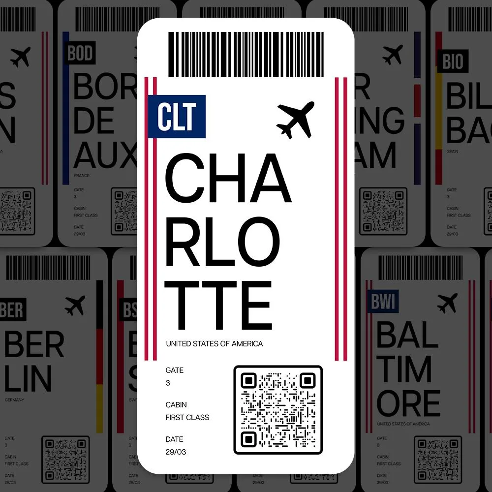 Charlotte Airport Sticker (CLT)