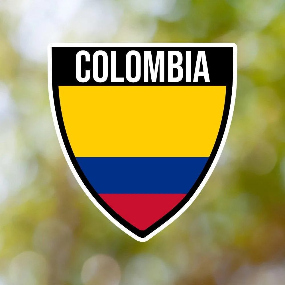 Colombia Shield Sticker