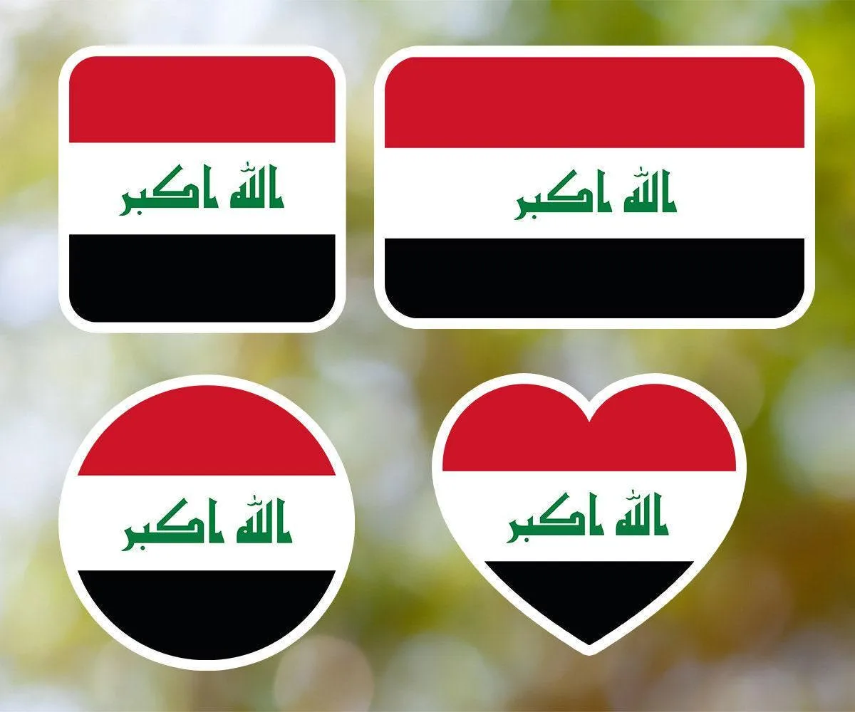 Iraq Geometric Sticker