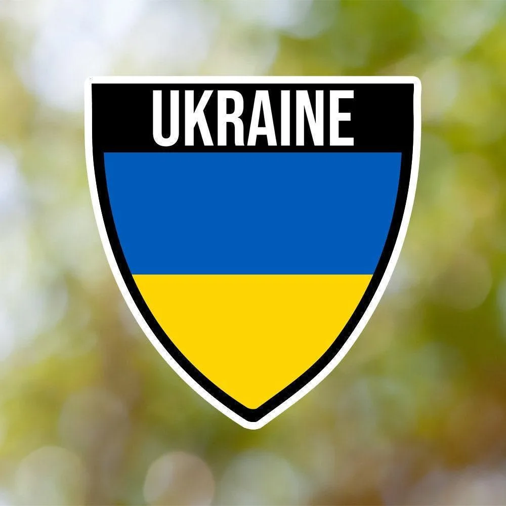 Ukraine Shield Sticker