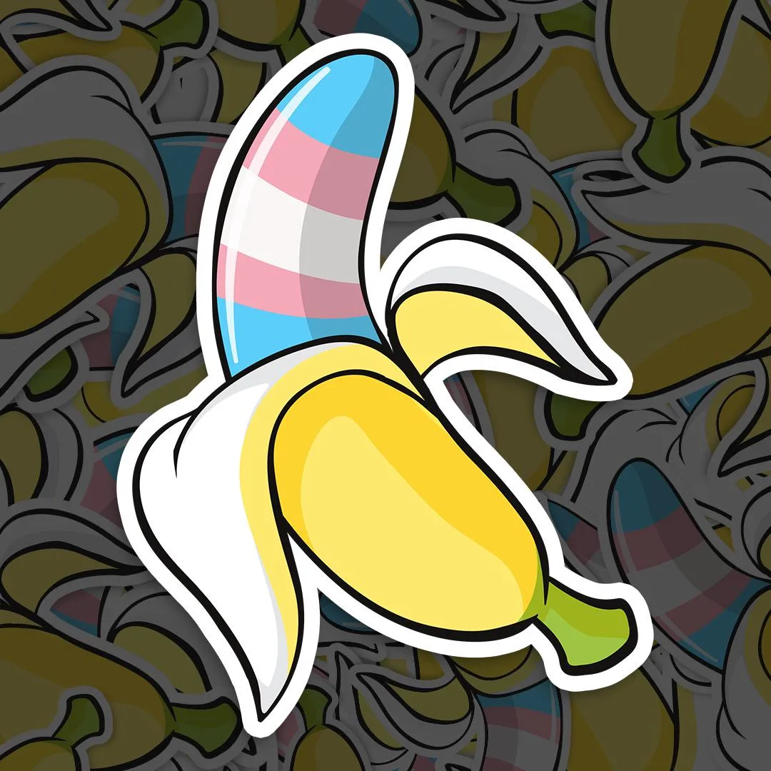 Banana Transgender Sticker