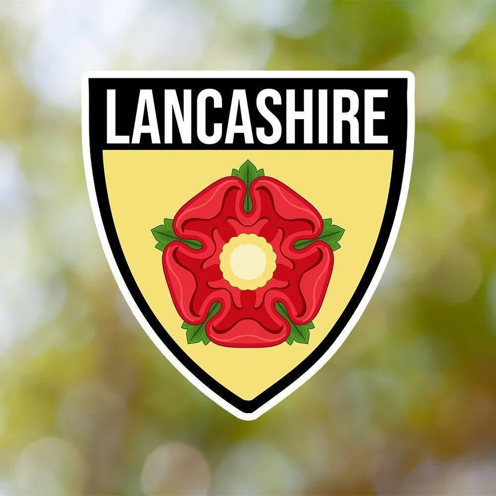 Lancashire Shield Sticker