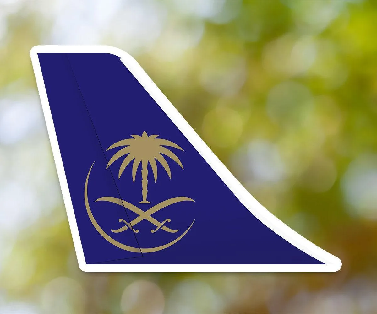 Saudia Tailplane Sticker