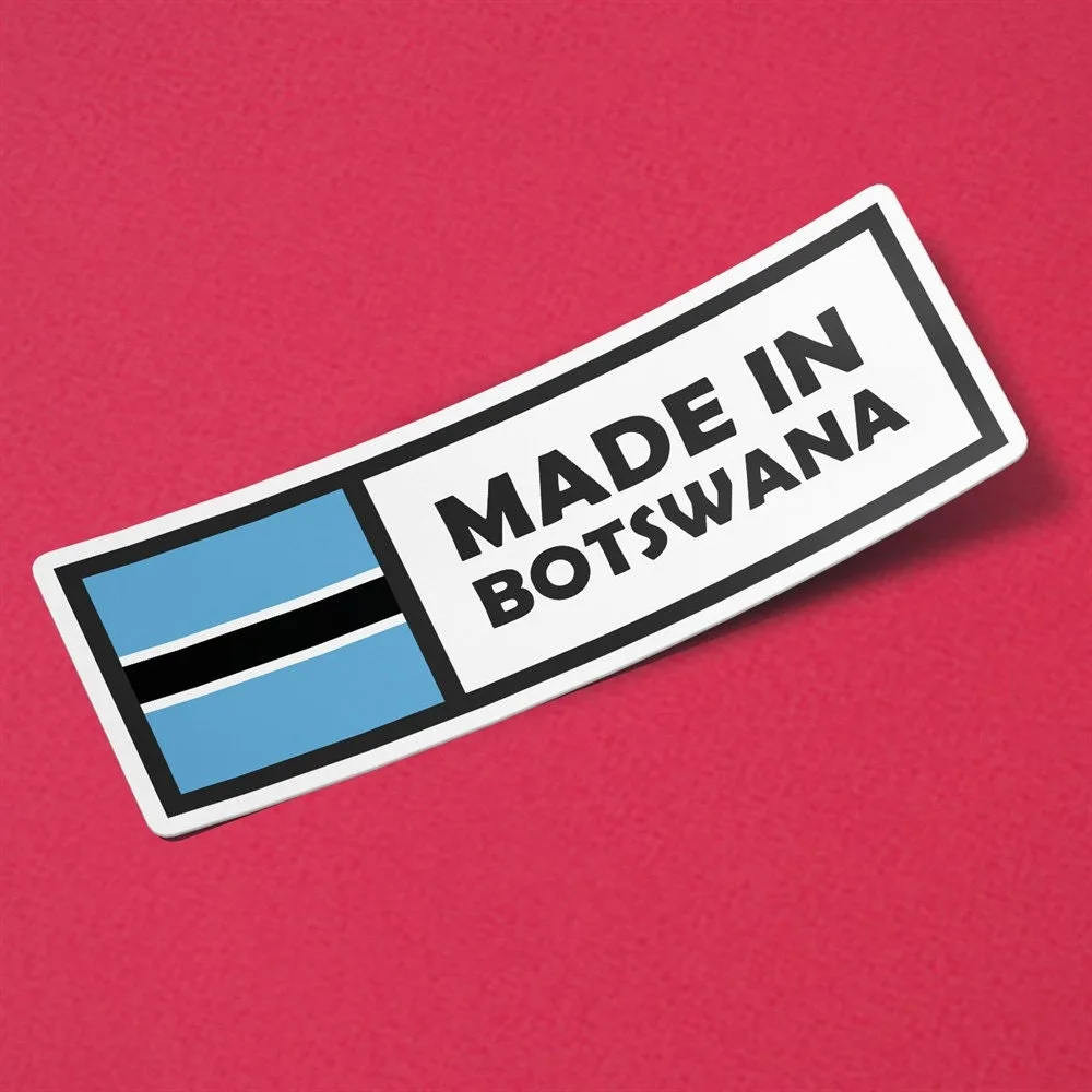 Made in Botswana Sticker