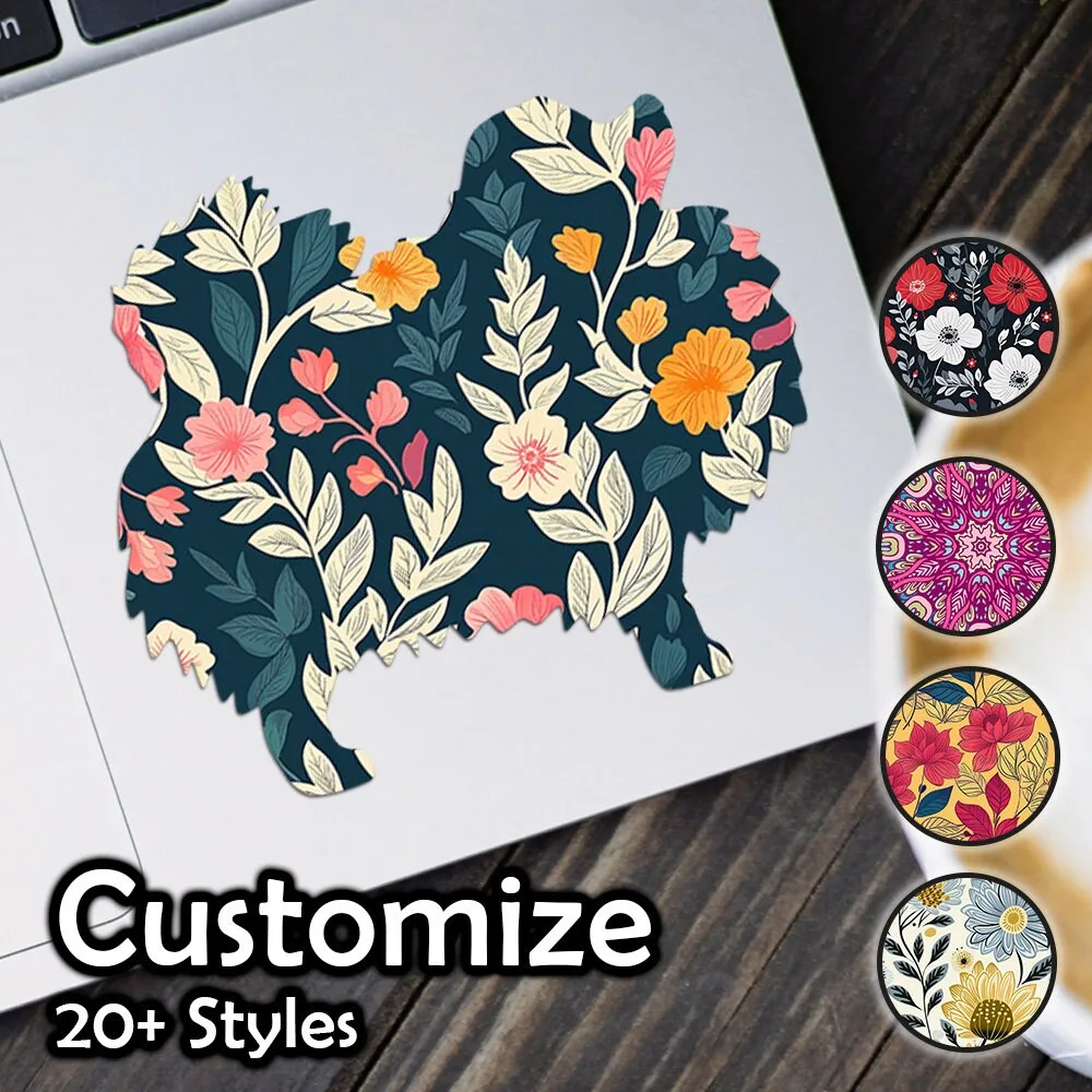 Pomeranian Patterned Sticker