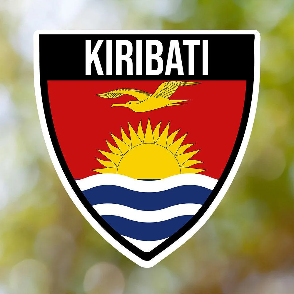 Kiribati Shield Sticker