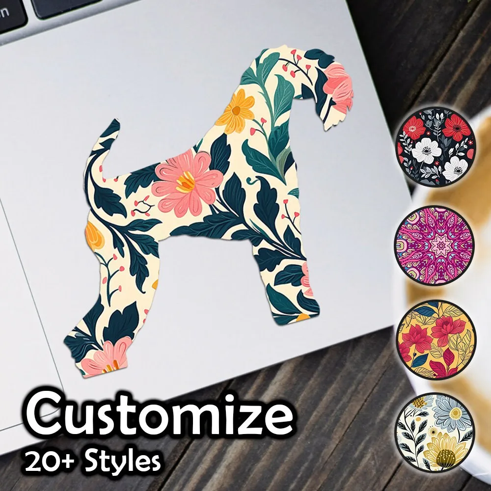 Kerry Blue Terrier Patterned Sticker