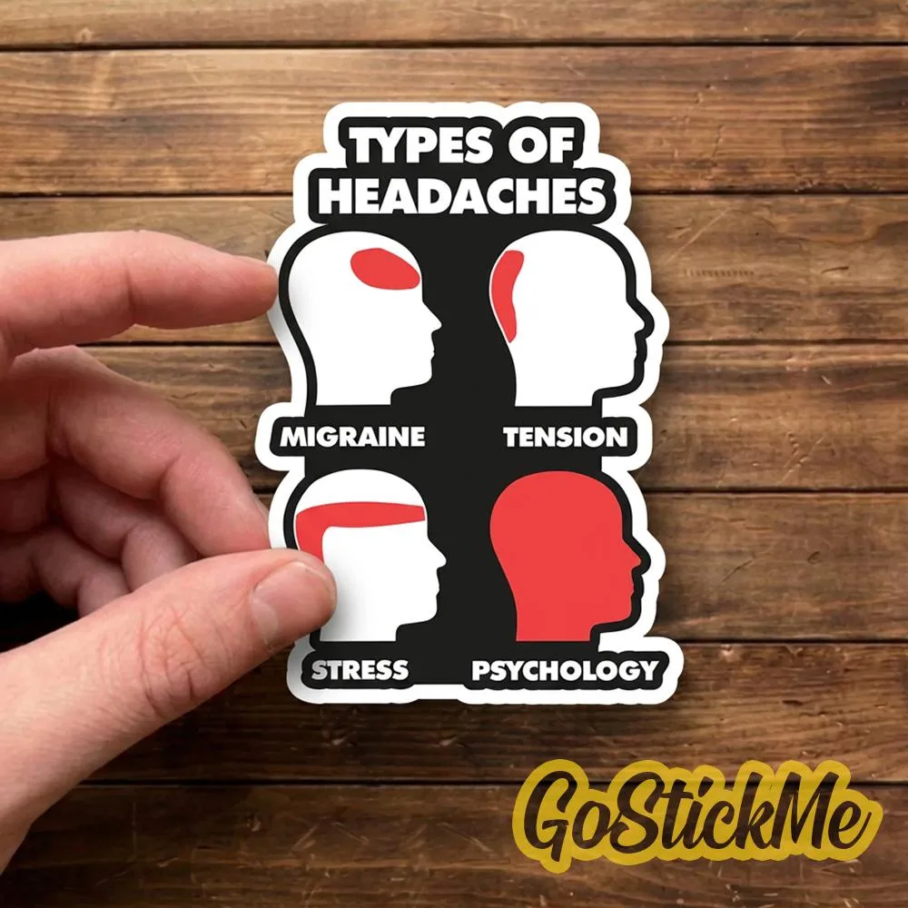 Type of Headaches Meme Sticker