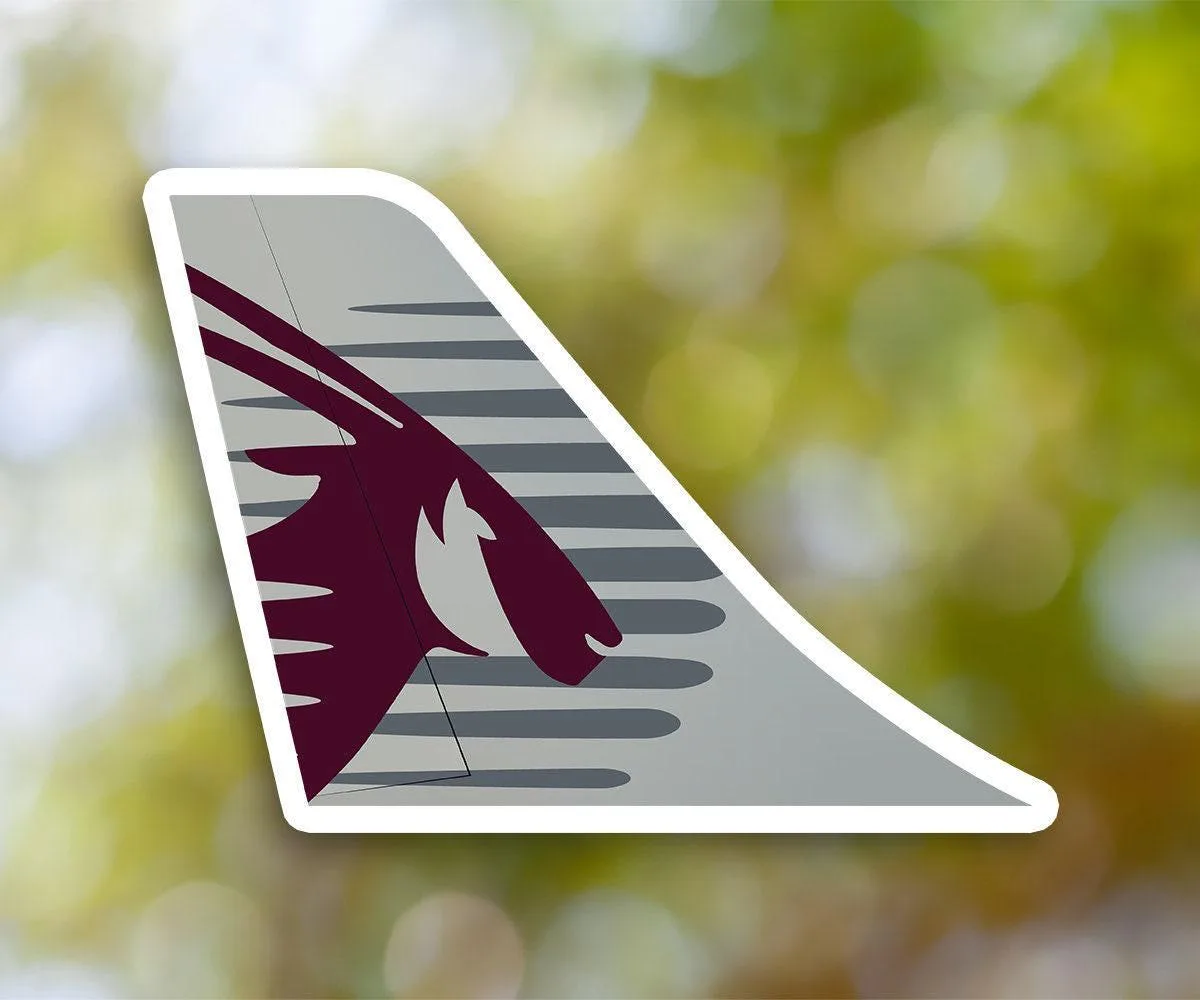 Qatar Tailplane Sticker