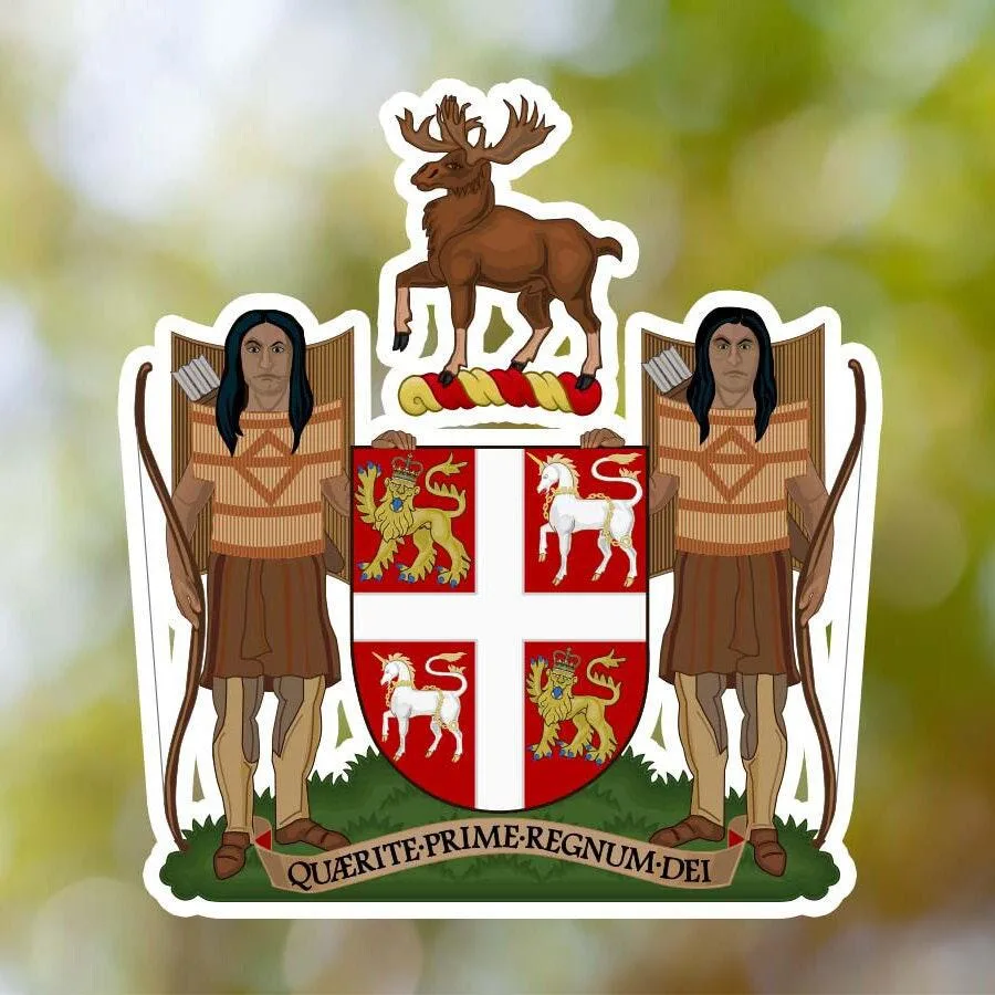 Canada Newfoundland Labrador Coat of Arms Sticker