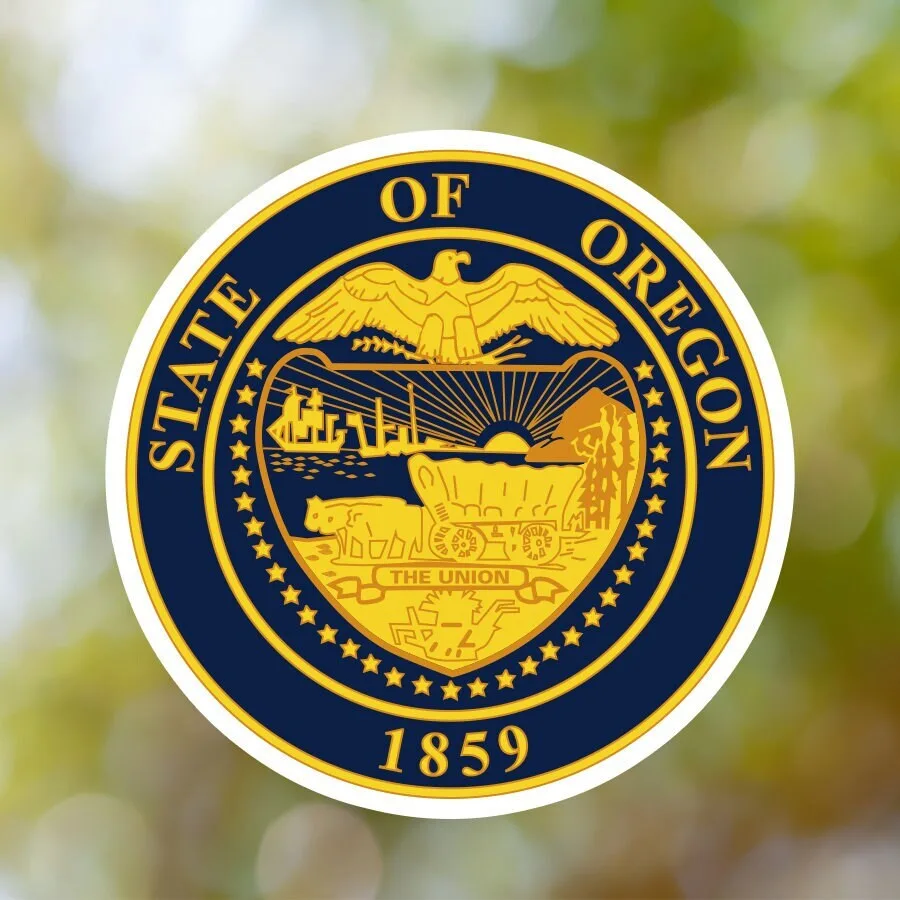 Oregon State Seal Sticker