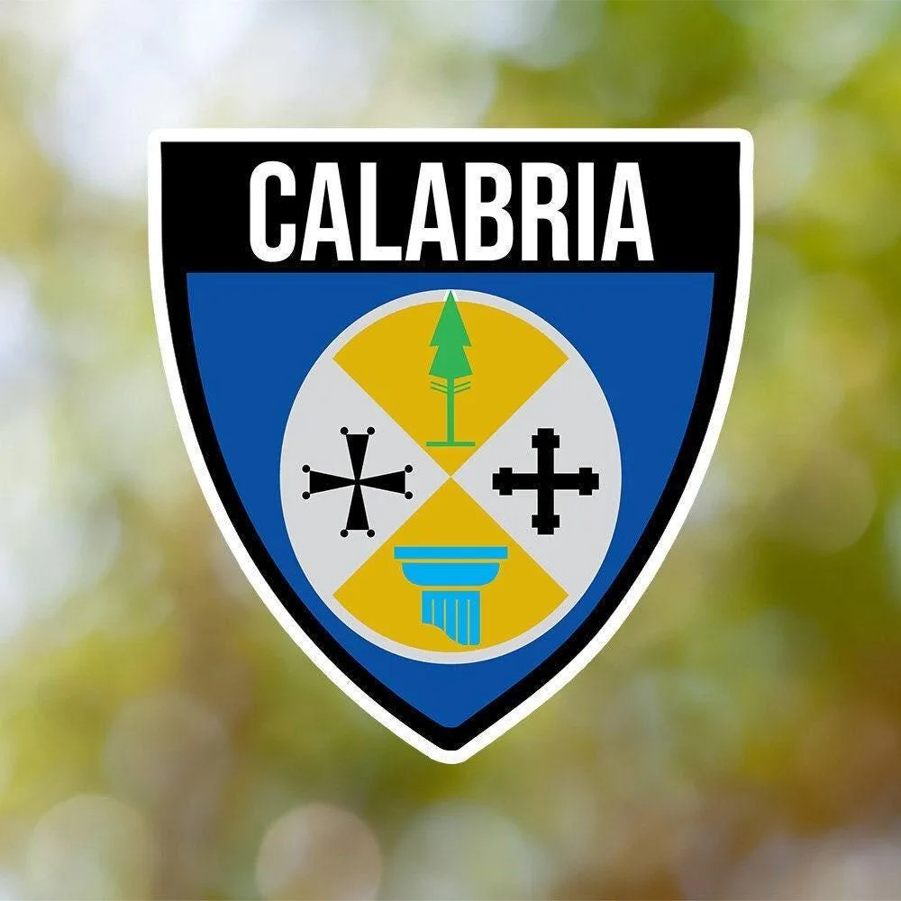 Calabria Shield Sticker